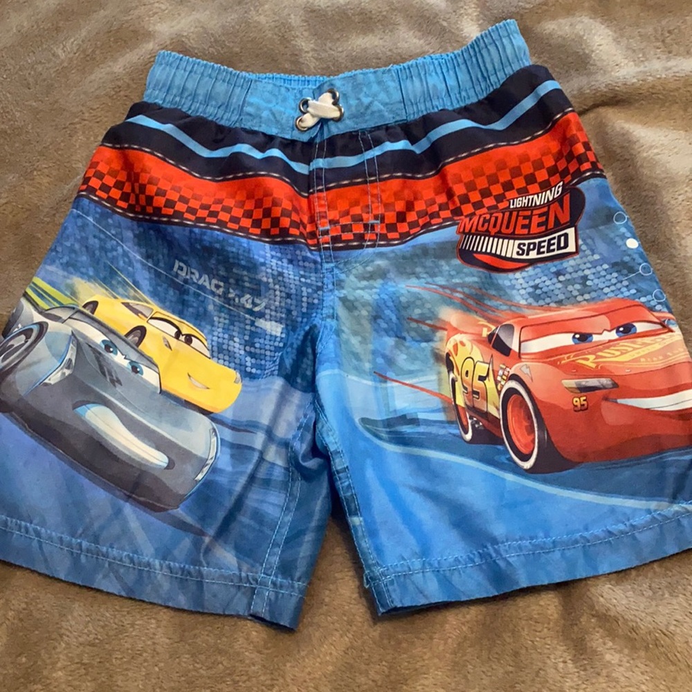 Boys Cars 3 swim trunks